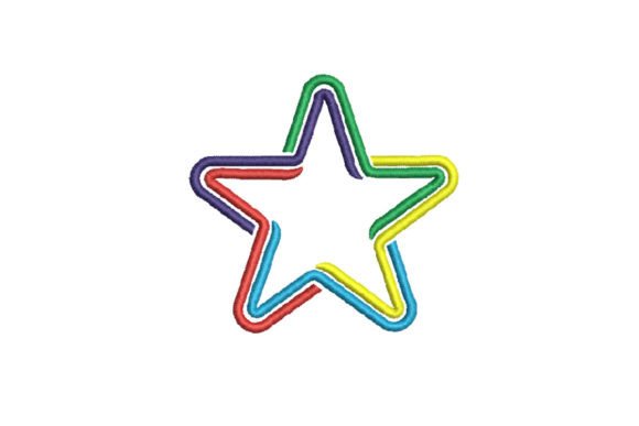 Colorful Star: A Bright, Practical Embroidery Design Worth Your Thread