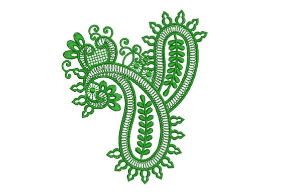 Duo Paisley: Elegant Seasonal Embroidery for Holiday Creations