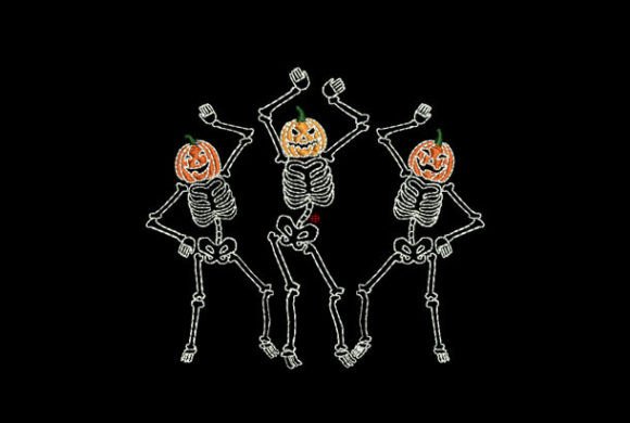 Funny Skeletons on Halloween
