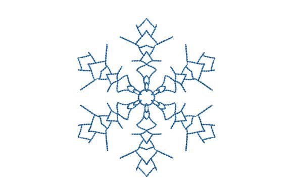 Japanese Snowflake: A Thoughtful Embroidery Design for Meaningful Gifts