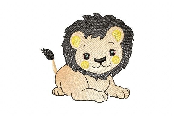 Safari Lion: A Playful, Heartfelt Embroidery Design for Meaningful Gifts